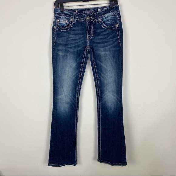 Miss Me boot jewel western rodeo denim jeans - Picture 1 of 5